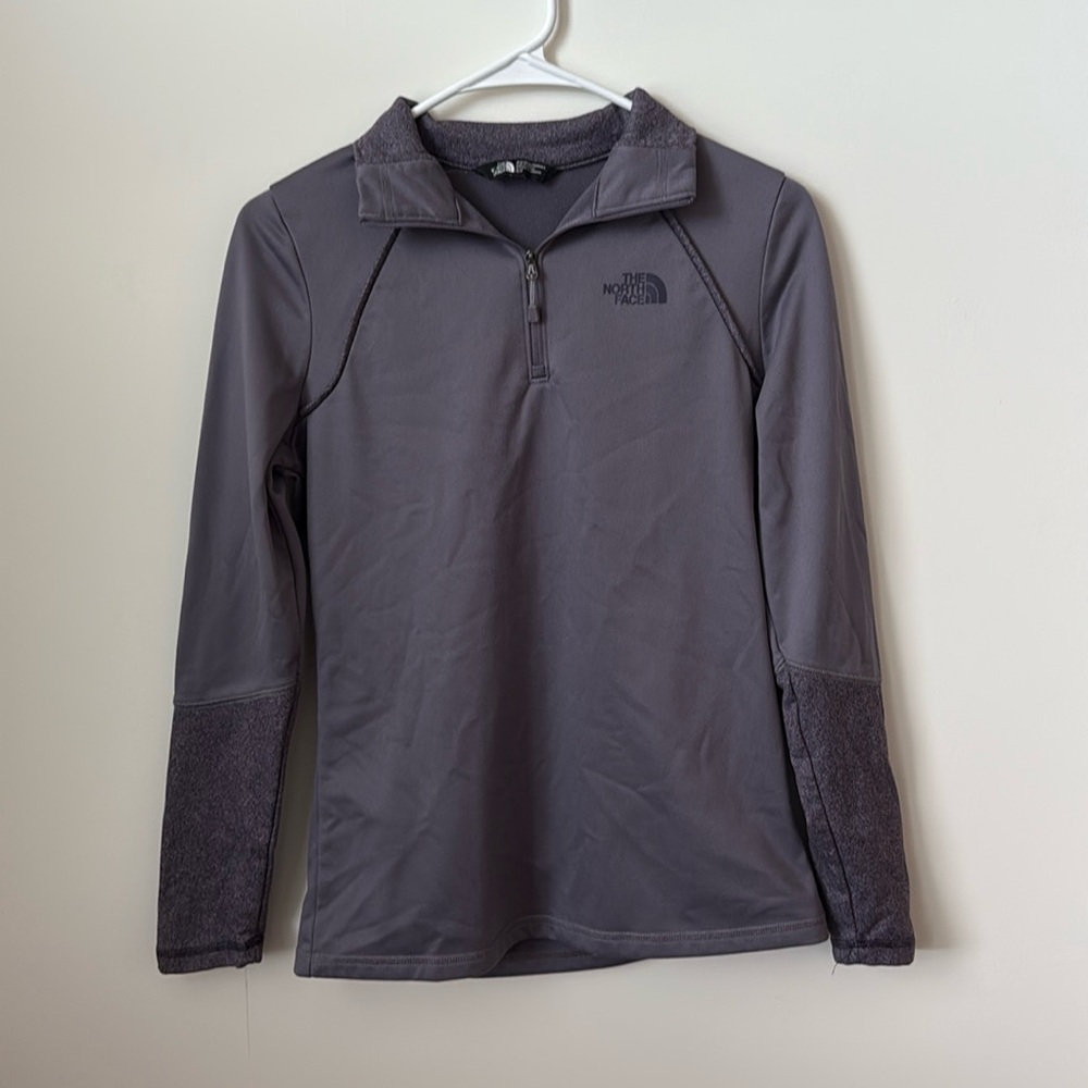 The North Face Cinder Quarter Zip Purple/Gray Women’s Size Small